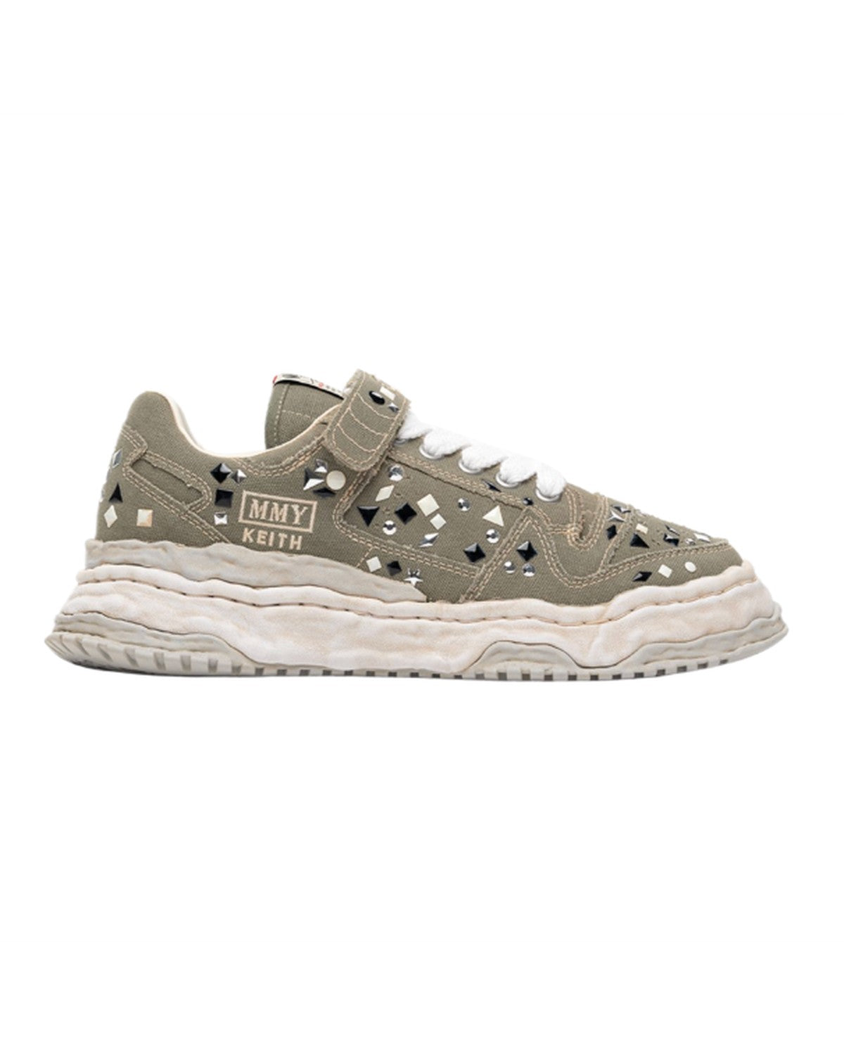Maison Mihara Yasuhiro Keith Canvas Sneakers in Green