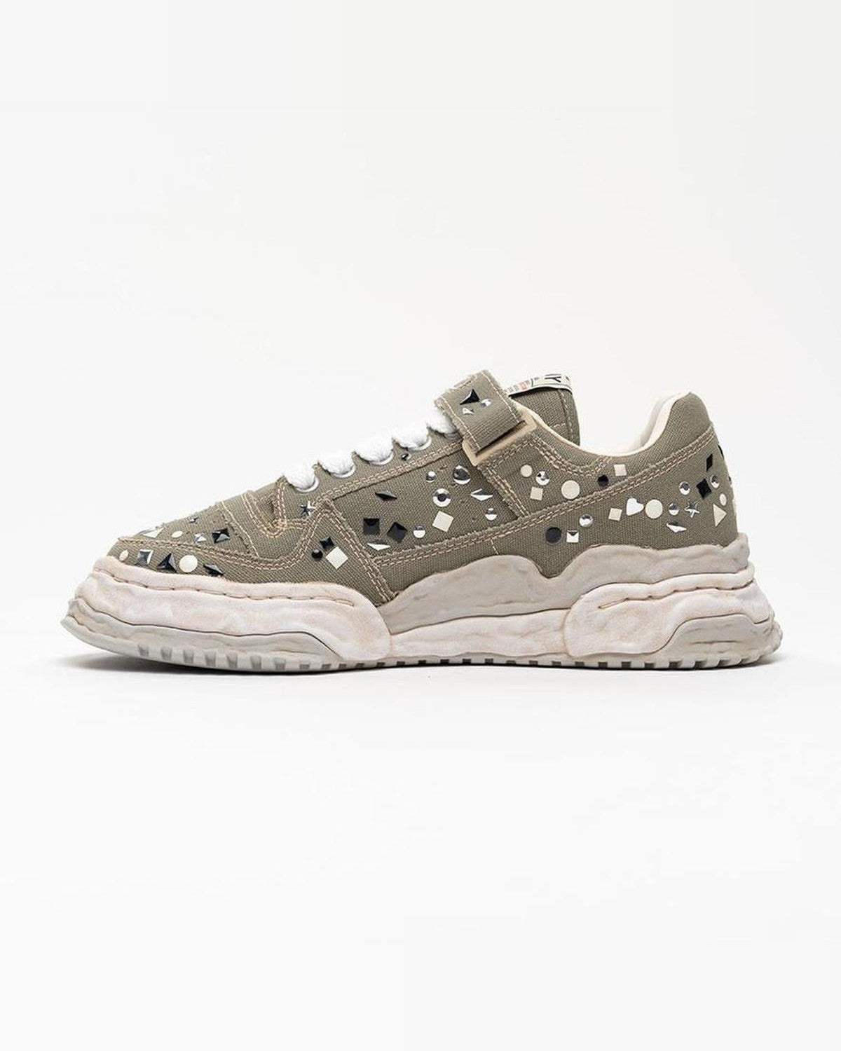 Maison Mihara Yasuhiro Keith Canvas Sneakers in Green