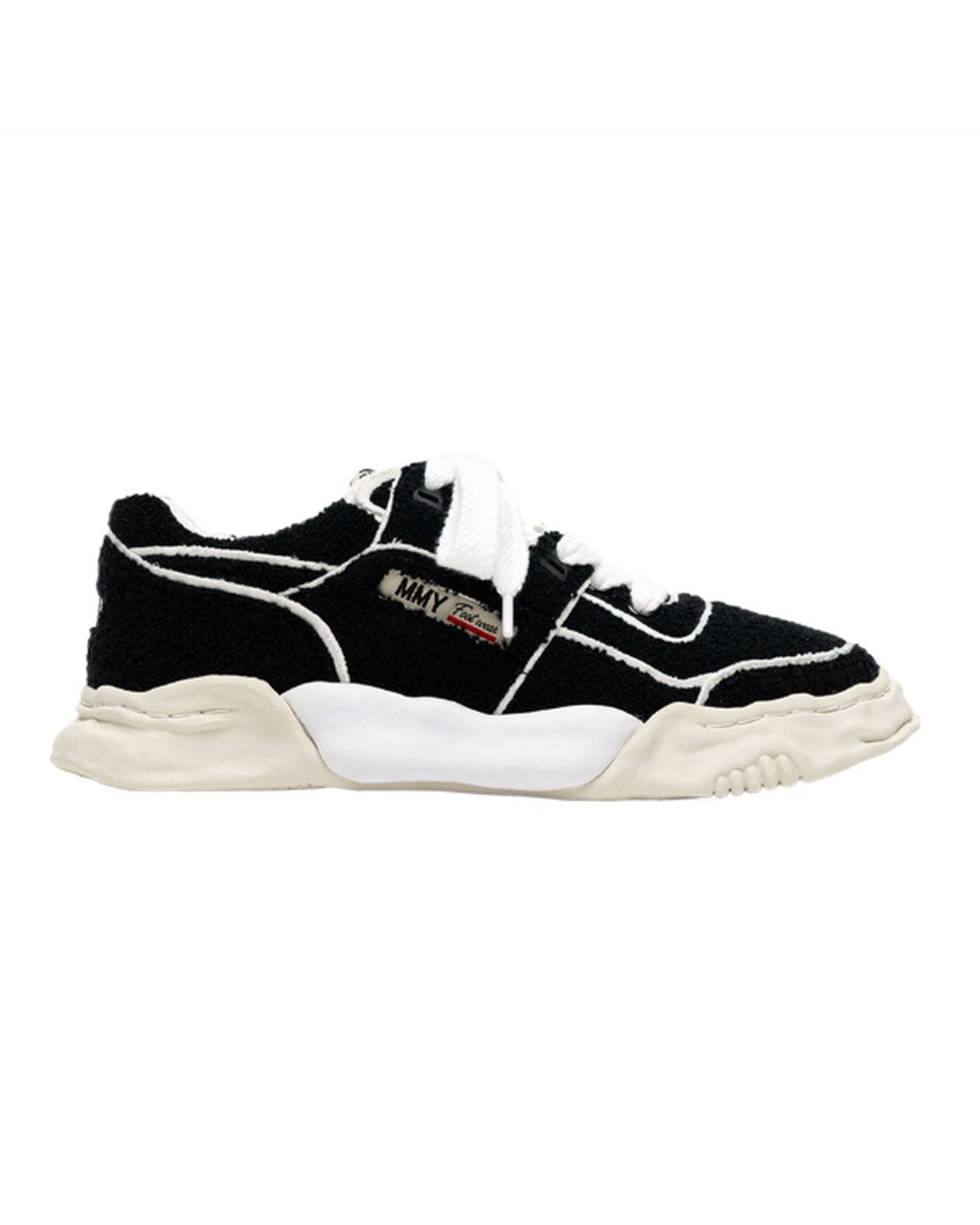 Maison Mihara Yasuhiro Parker Chenille Sneakers in Black