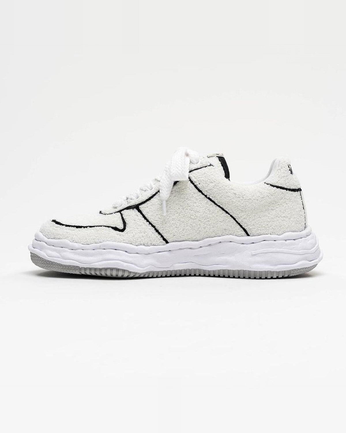 Maison Mihara Yasuhiro Wayne Chenille Sneakers in White