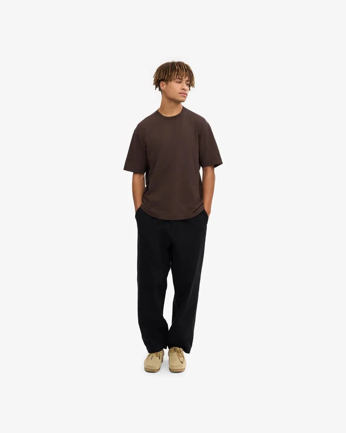 Colorful Standard Oversized Organic T-Shirt in Coffee Brown