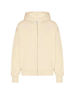 Colorful Standard Organic Oversized Zip Hoodie in Ivory White