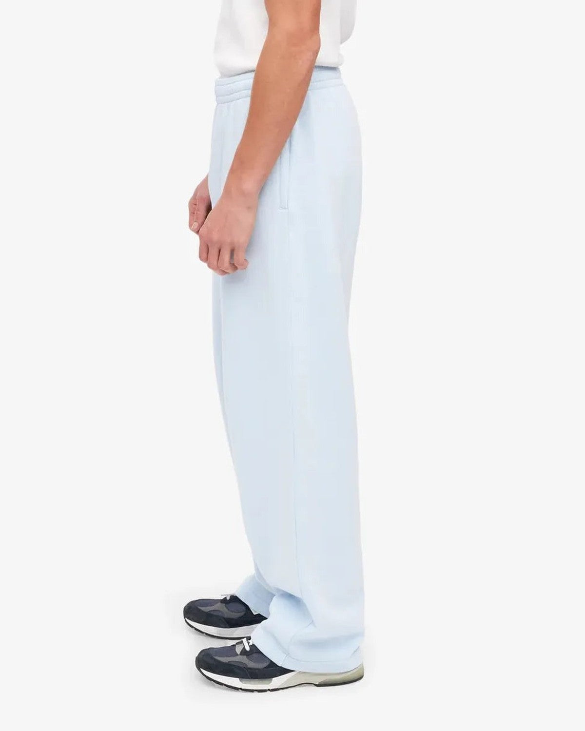 Colorful Standard Organic Straight Leg Sweatpants in Polar Blue
