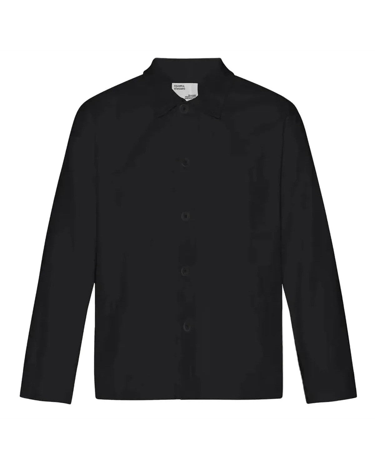 Colorful Standard Organic Workwear Jacket in Deep Black