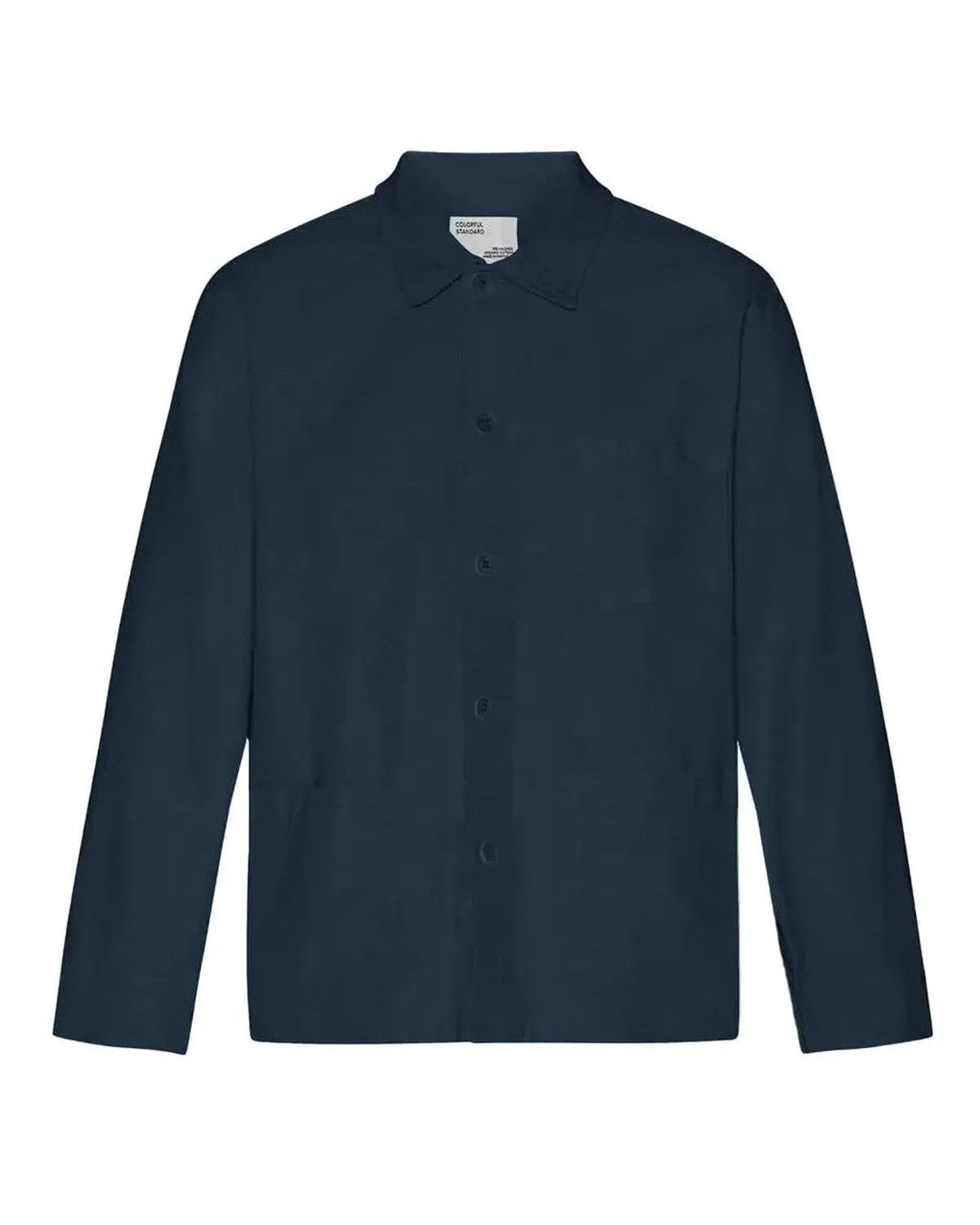 Colorful Standard Organic Workwear Jacket in Navy Blue