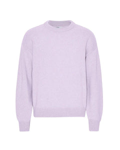 Colorful Standard Oversized Merino Wool Crew in Soft Lavender