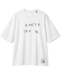 Maison Mihara Yasuhiro Don't Tag Me T-Shirt in White