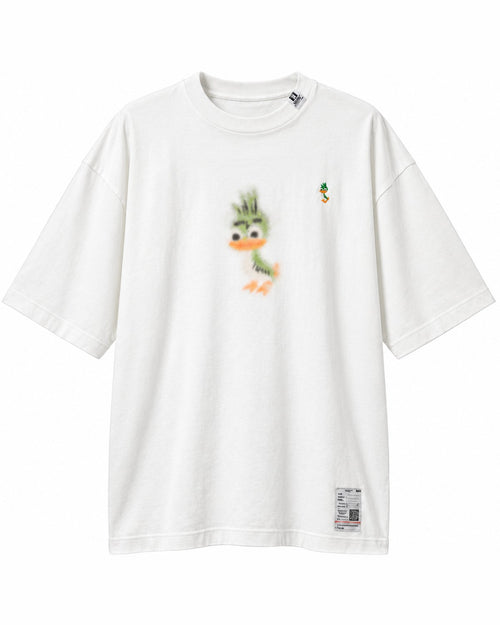 Maison Mihara Yasuhiro Leon Print T-Shirt in White