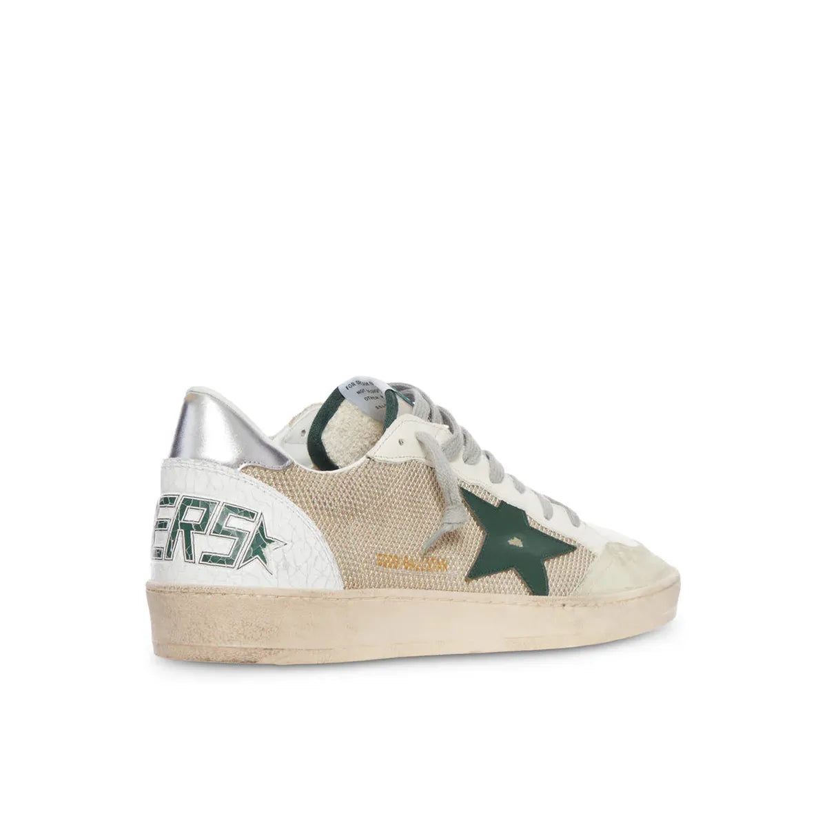 Golden Goose White Milk/Marble/Green/Silver/White Ballstar Sneakers
