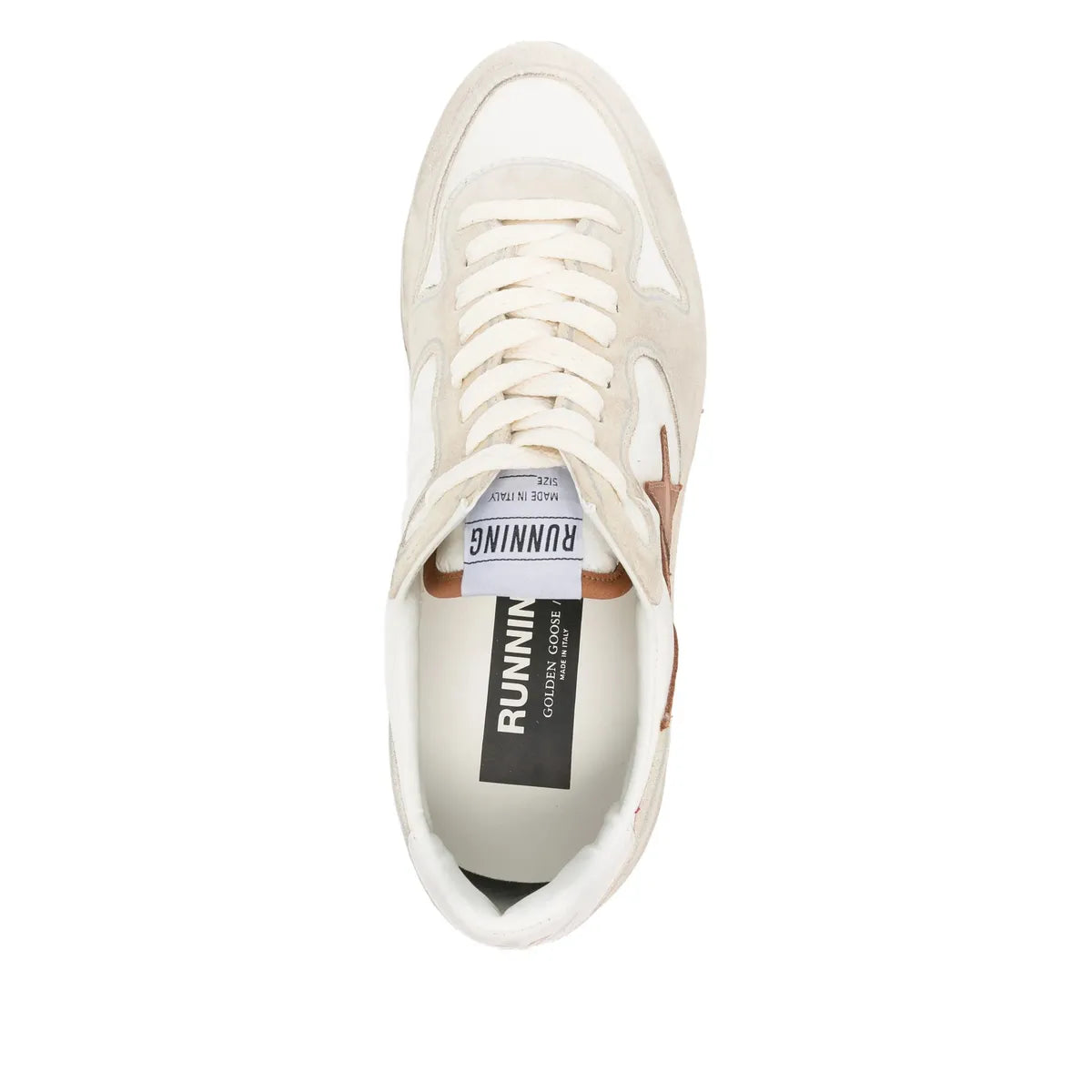 Golden Goose White/Beige/Brown Runnig Sneakers