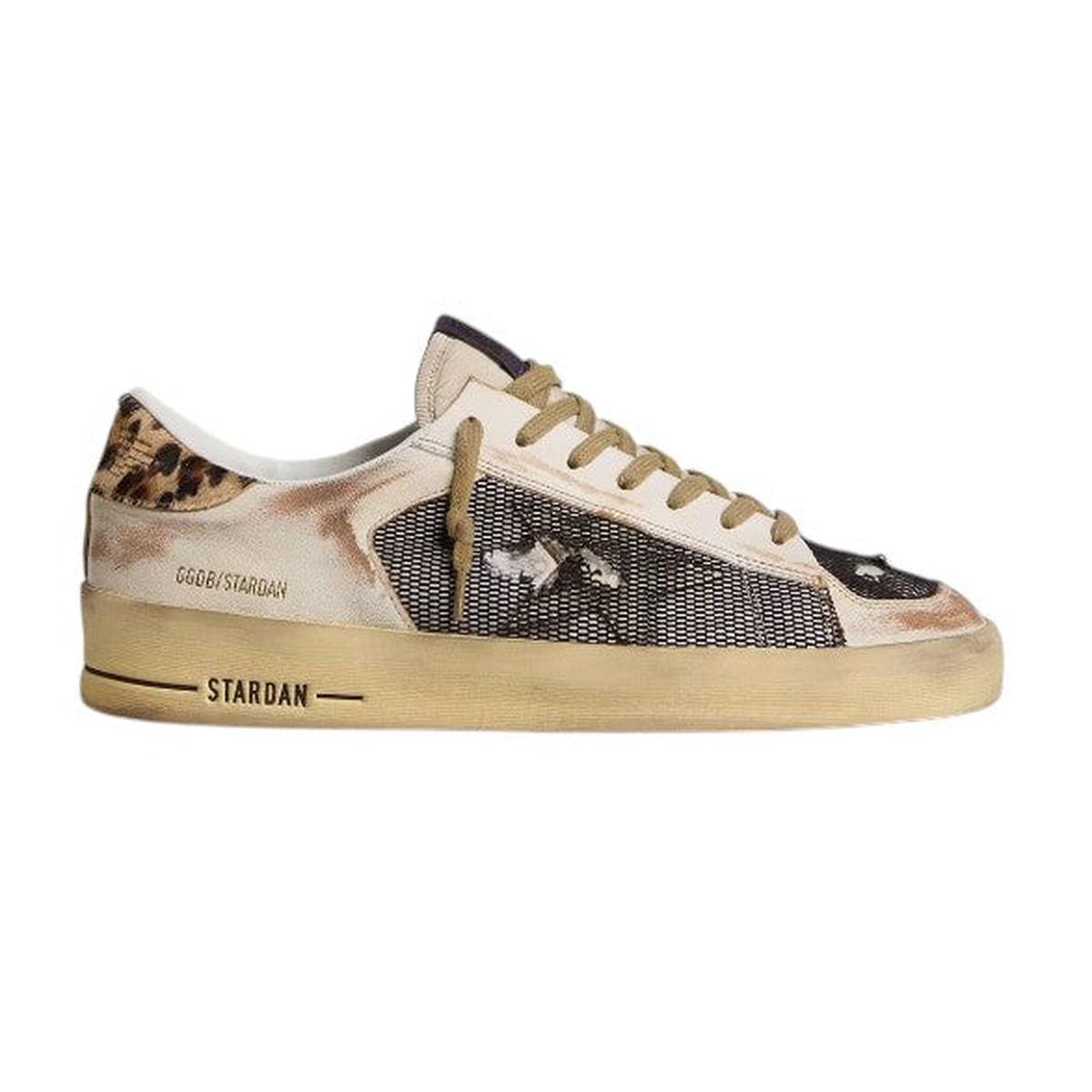 Golden Goose Maculated/Beige Stardan Sneakers