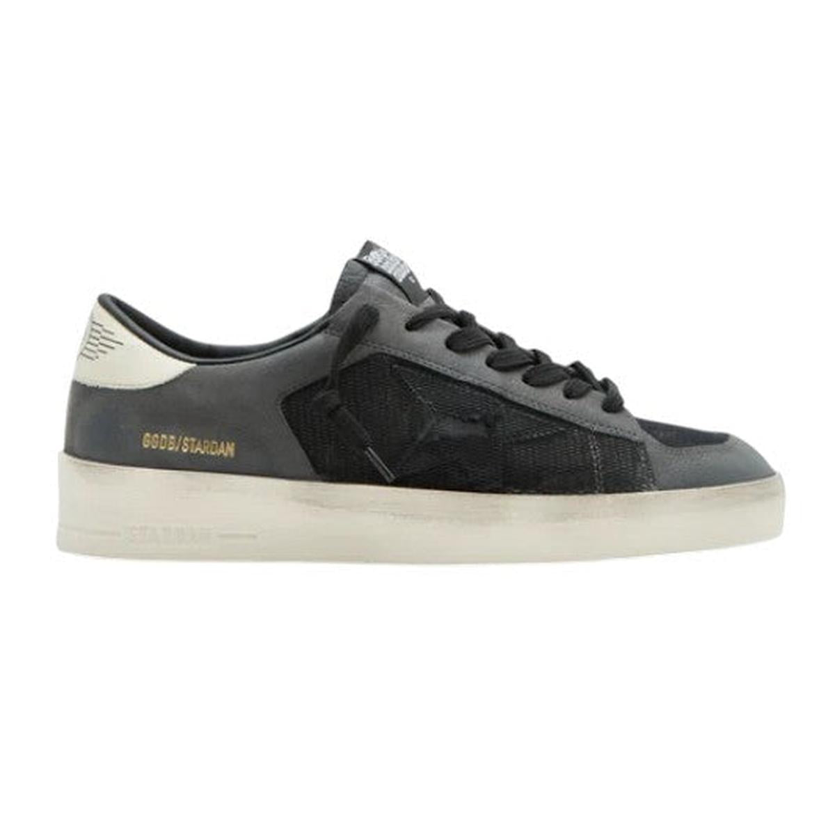Golden Goose Dark Grey/Black/Cream Stardan Sneakers