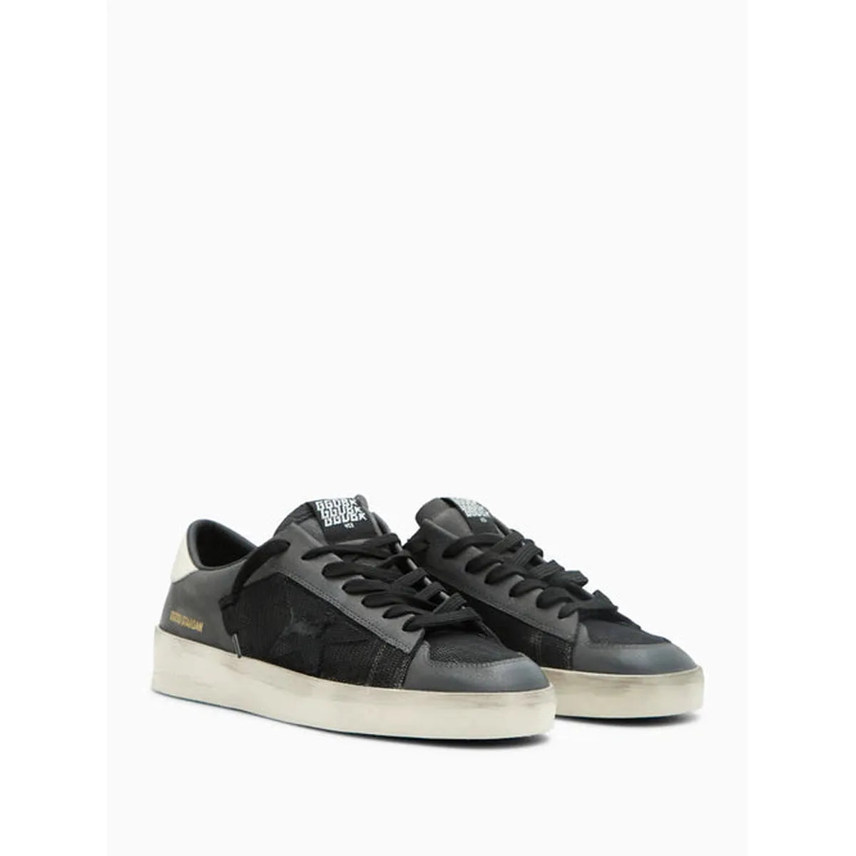 Golden Goose Dark Grey/Black/Cream Stardan Sneakers