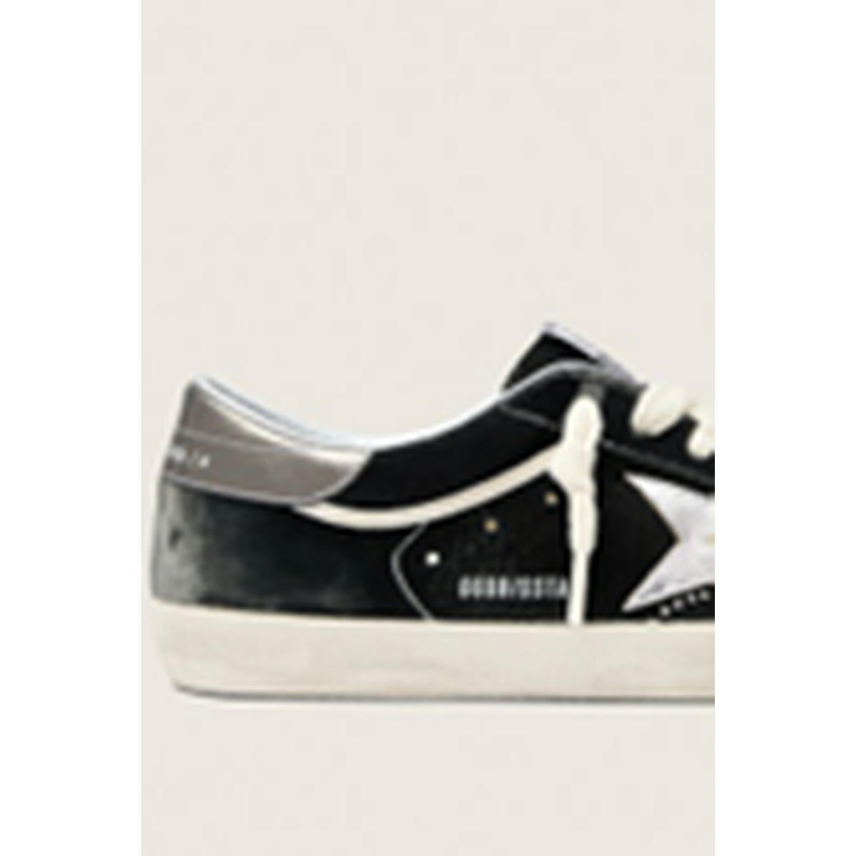 Golden Goose Dark Grey/Silver Super-Star Sneakers