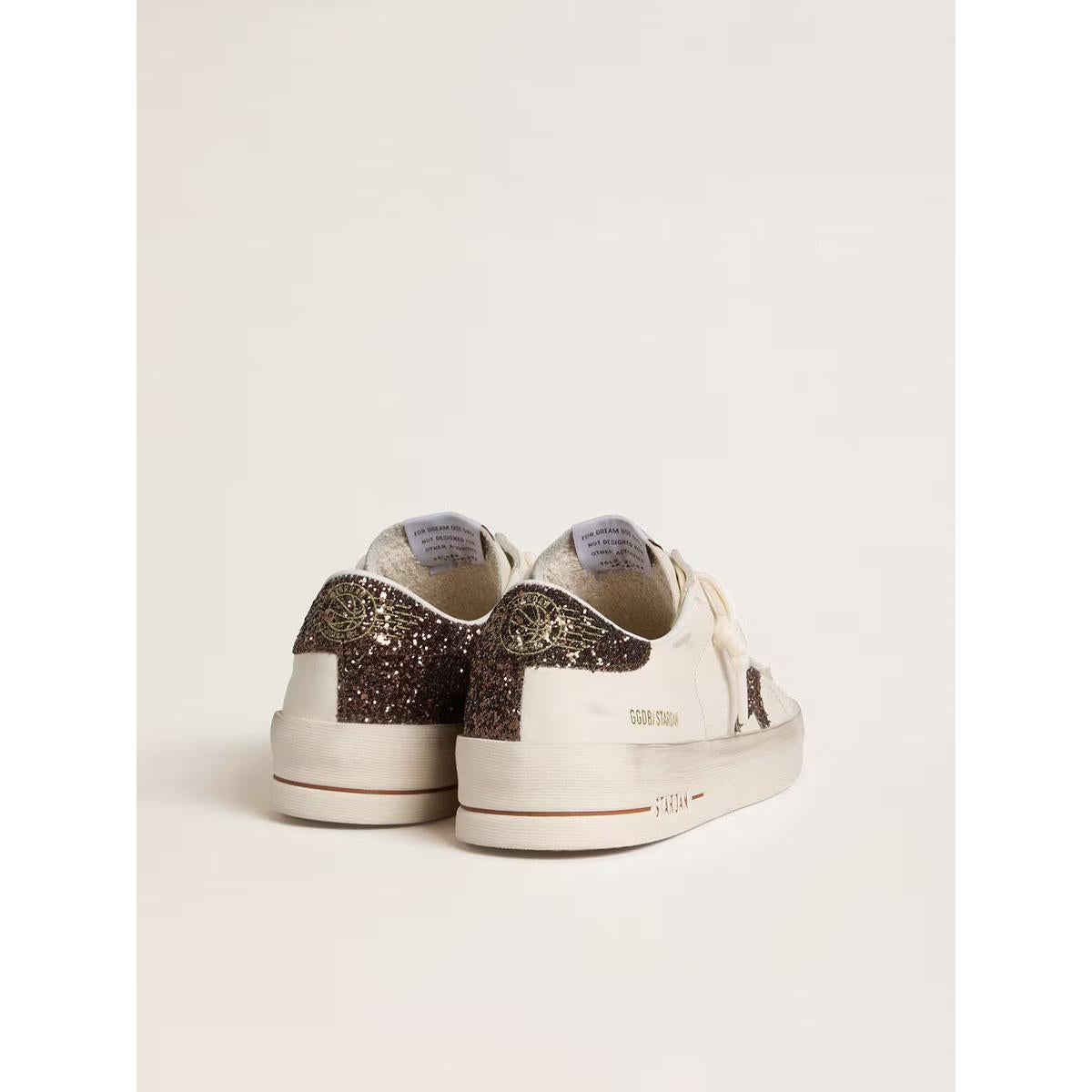 Golden Goose White/Beige Stardan Sneakers