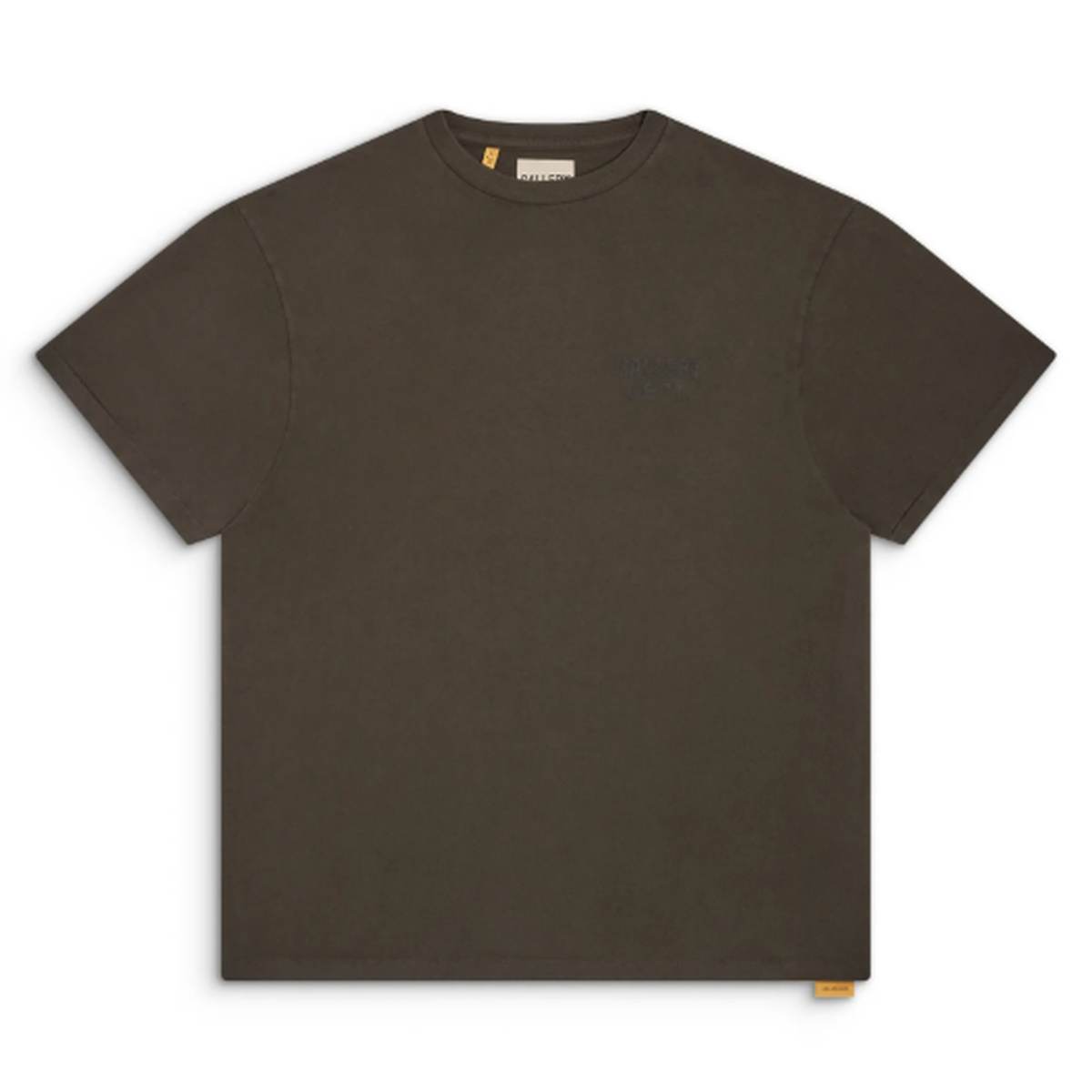 Gallery Dept. Logo Dusty Relaxed-fit Tee in Washed Black with a Glitter Print