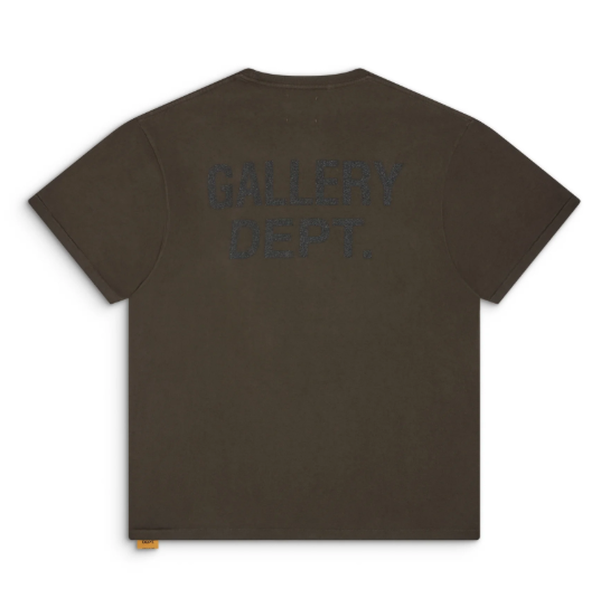Gallery Dept. Logo Dusty Relaxed-fit Tee in Washed Black with a Glitter Print