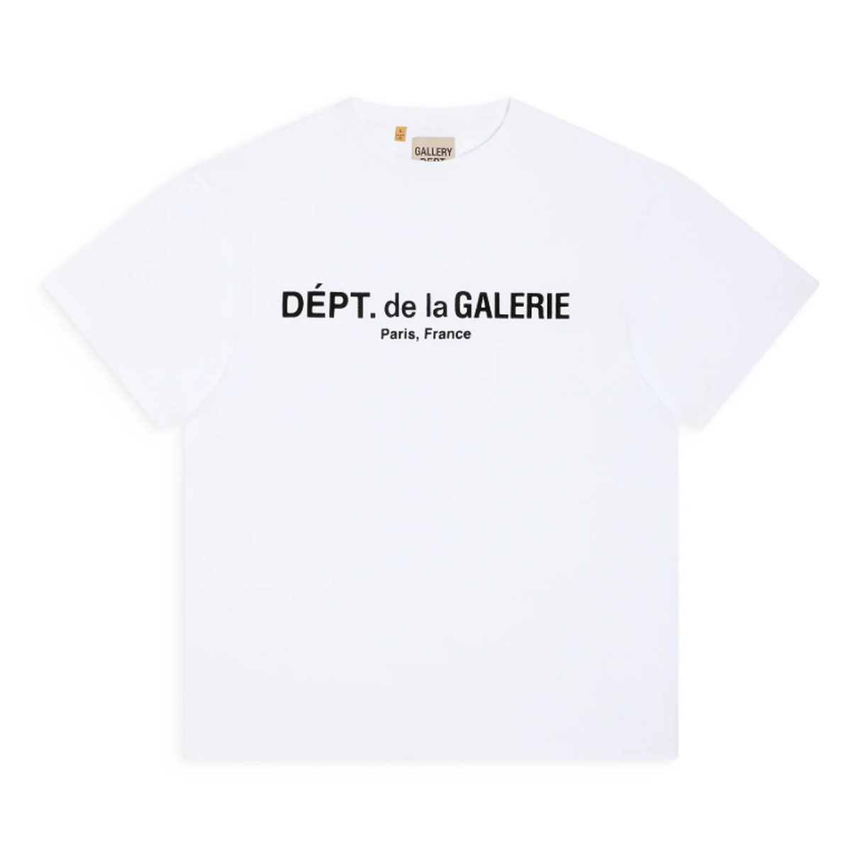 Gallery Dept. French Logo Relaxed-fit Lux Tee in Clean White