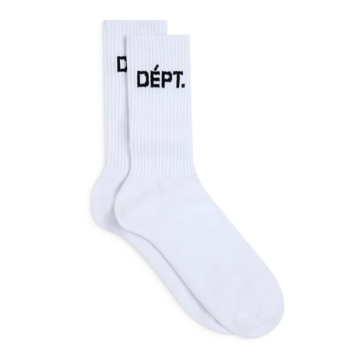 Gallery Dept. Logo Socks in Clean White