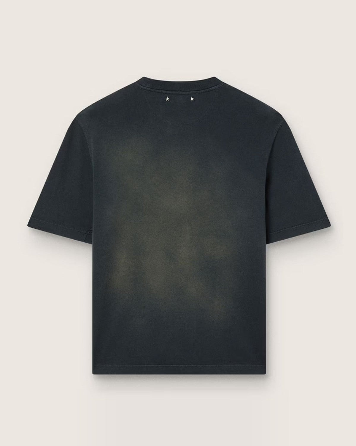 Golden Goose Embroidered Logo T-Shirt in Black