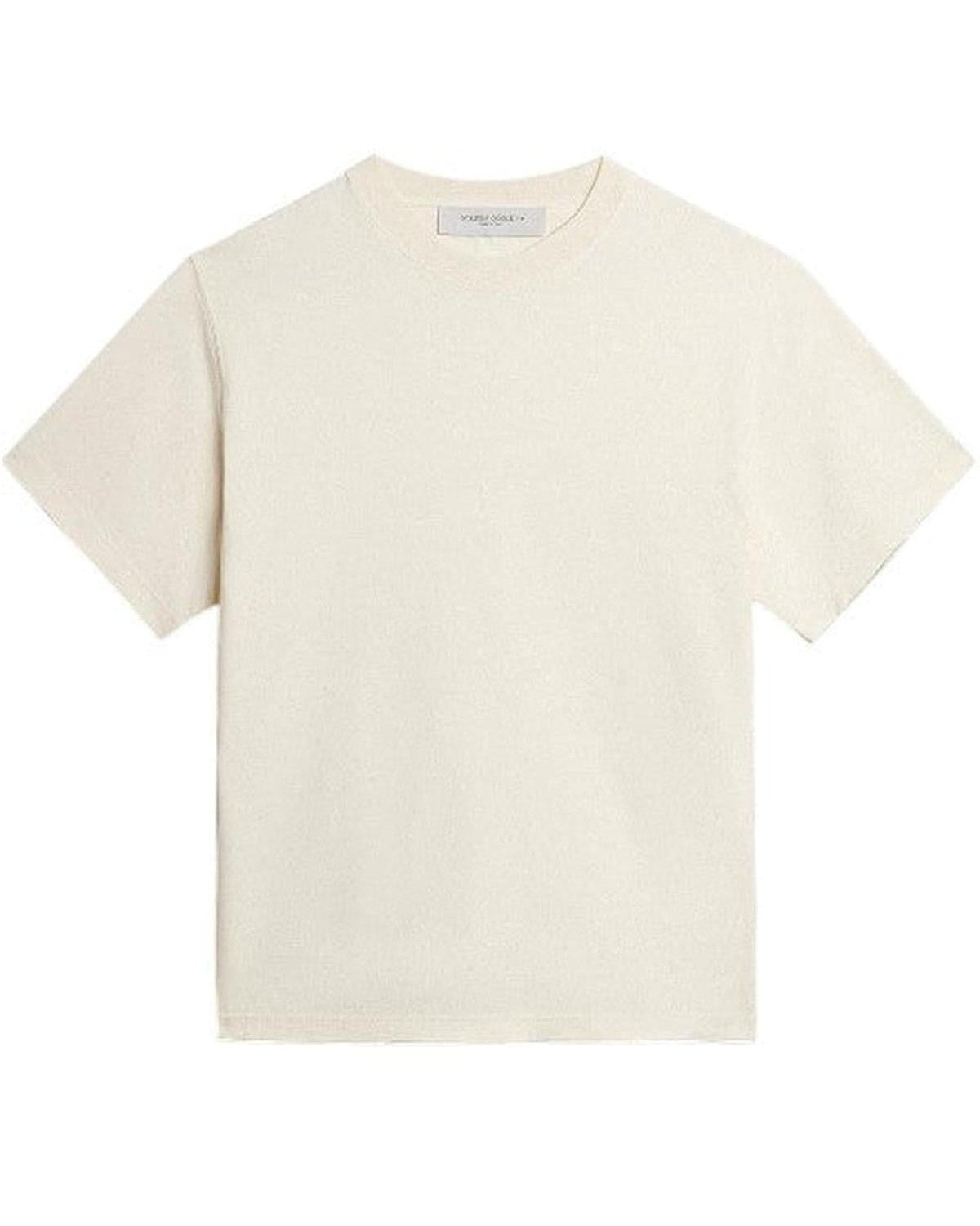 Golden Goose Capsule Reverse Logo T-Shirt in Aged White