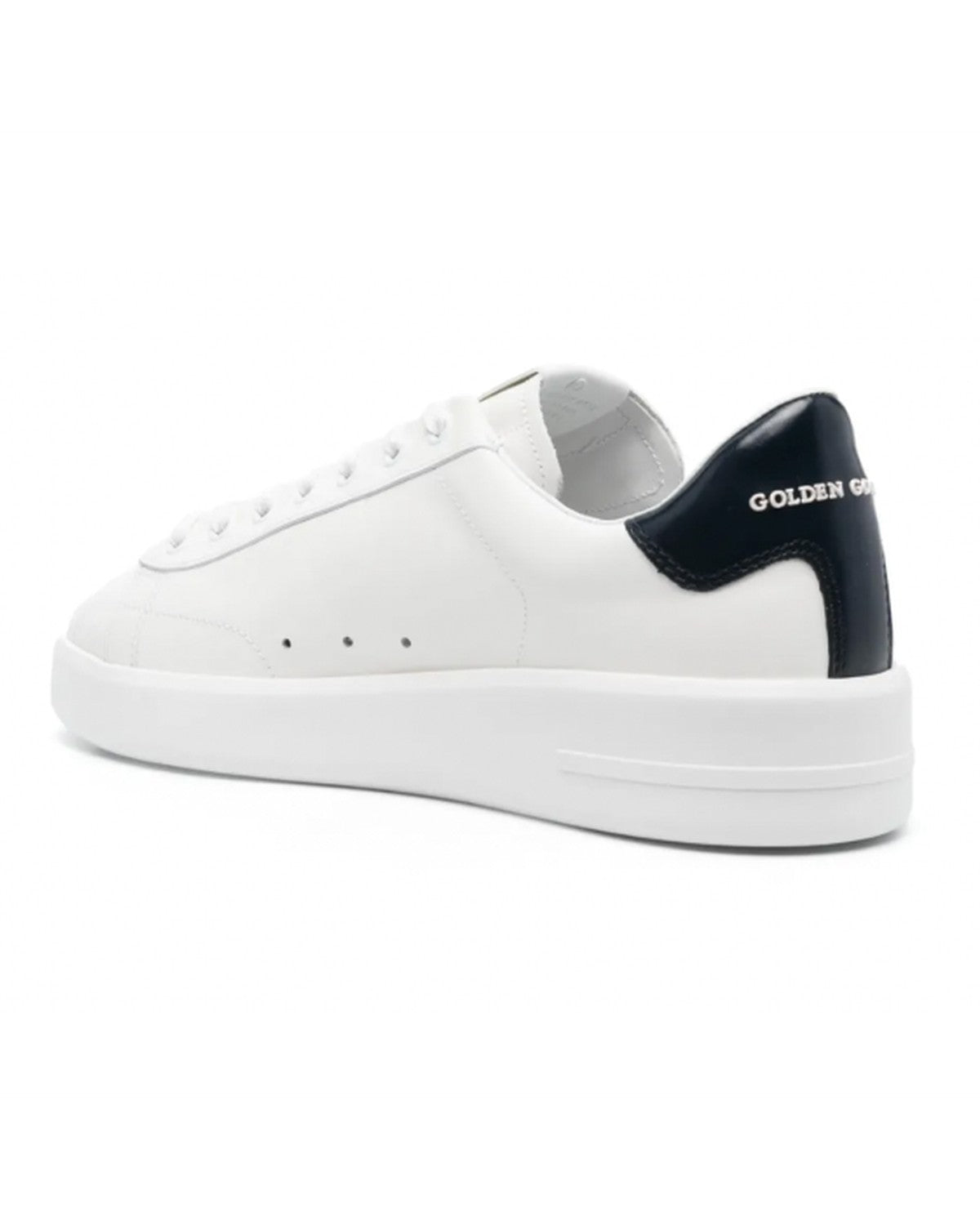 Golden Goose Purestar Sneakers in White and Navy