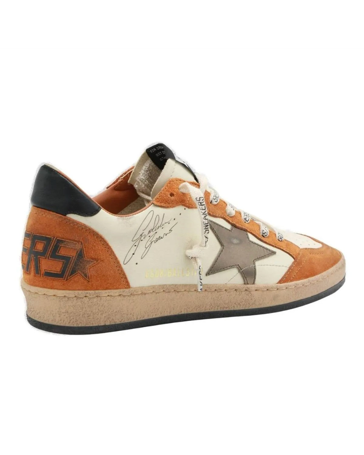 Golden Goose Ball Star Sneakers in Grey and Black