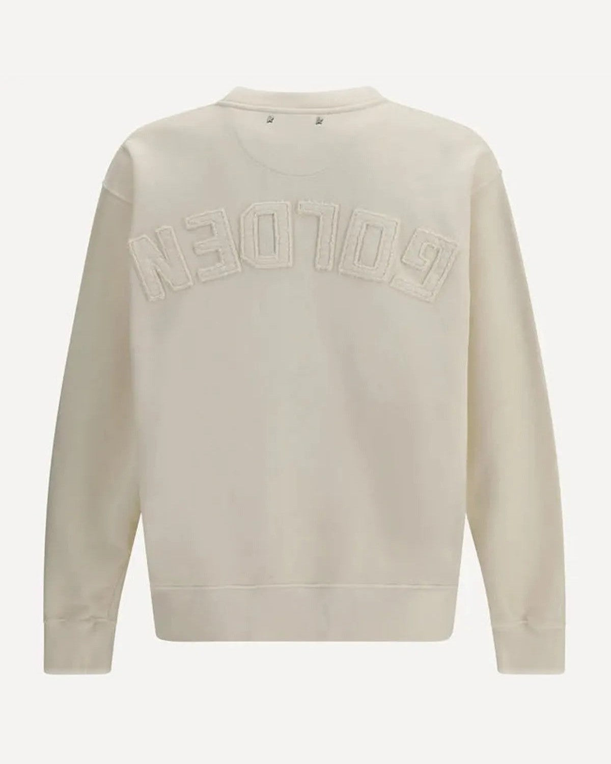 Golden Goose Reverse Logo Sweatshirt in Beige