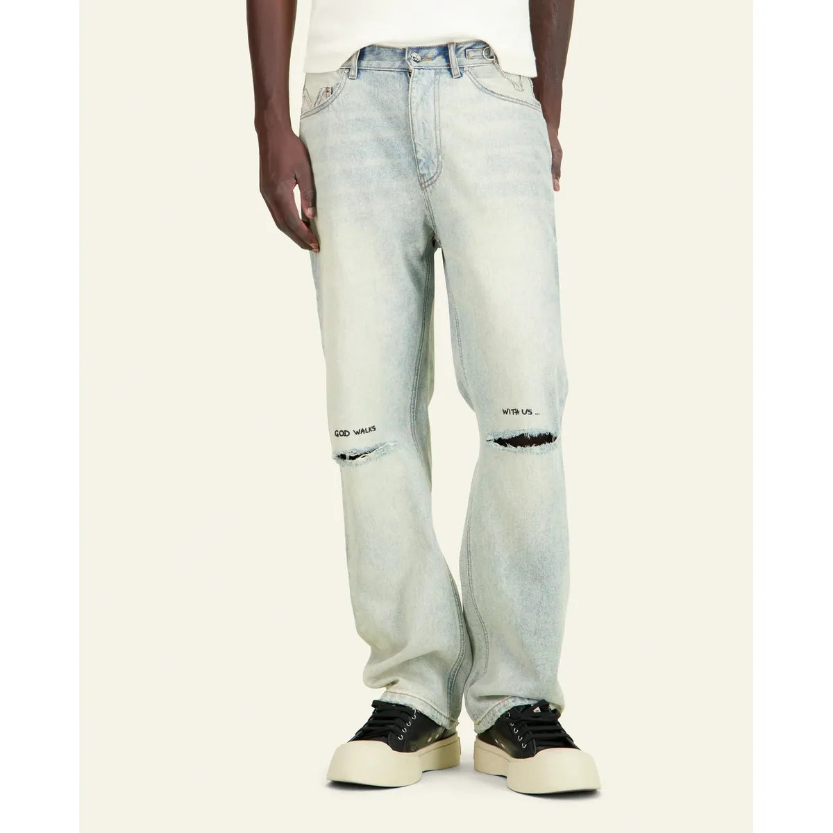 Mouty God Denim Pants