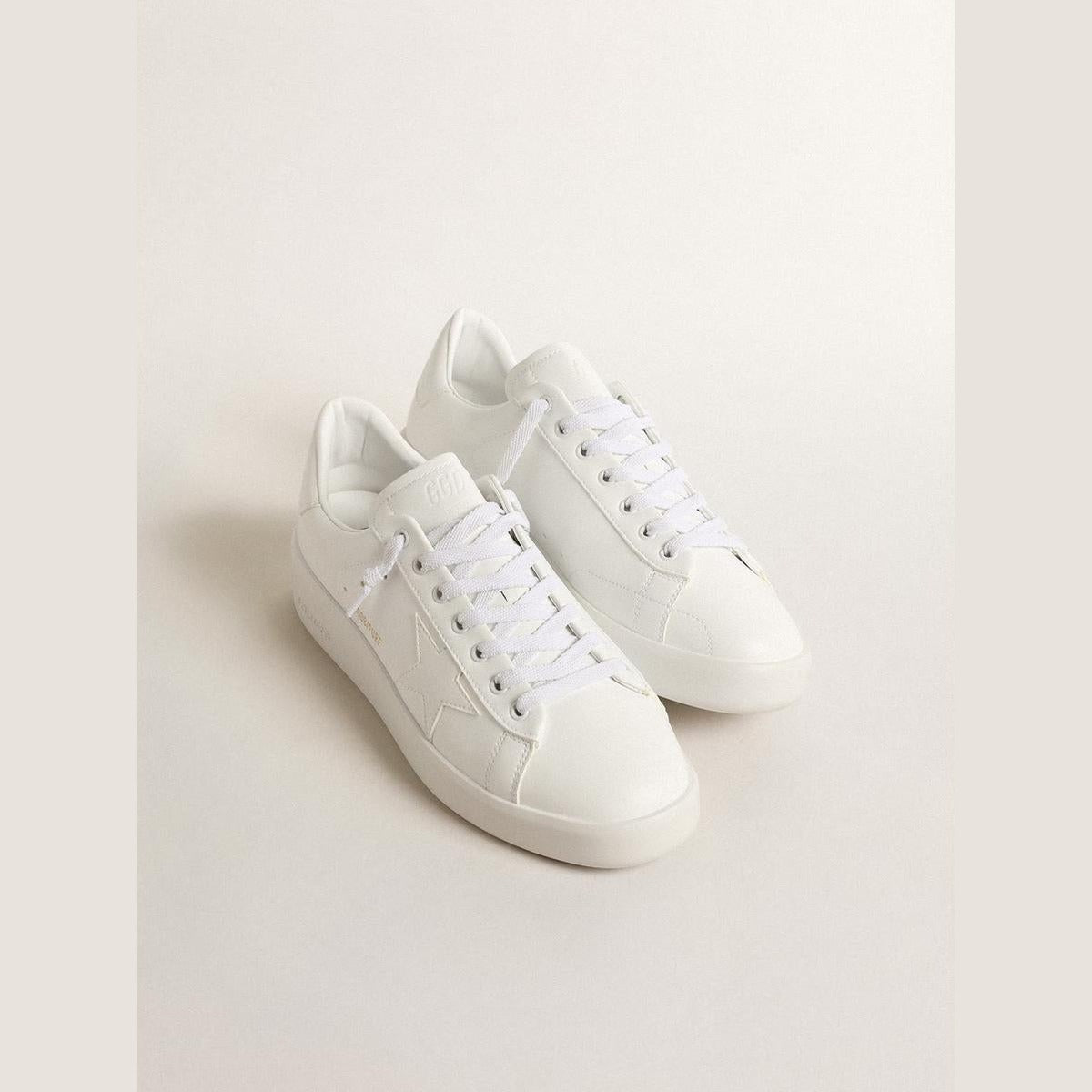 Golden Goose Purestar Bio-Based Sneakers in Optic White