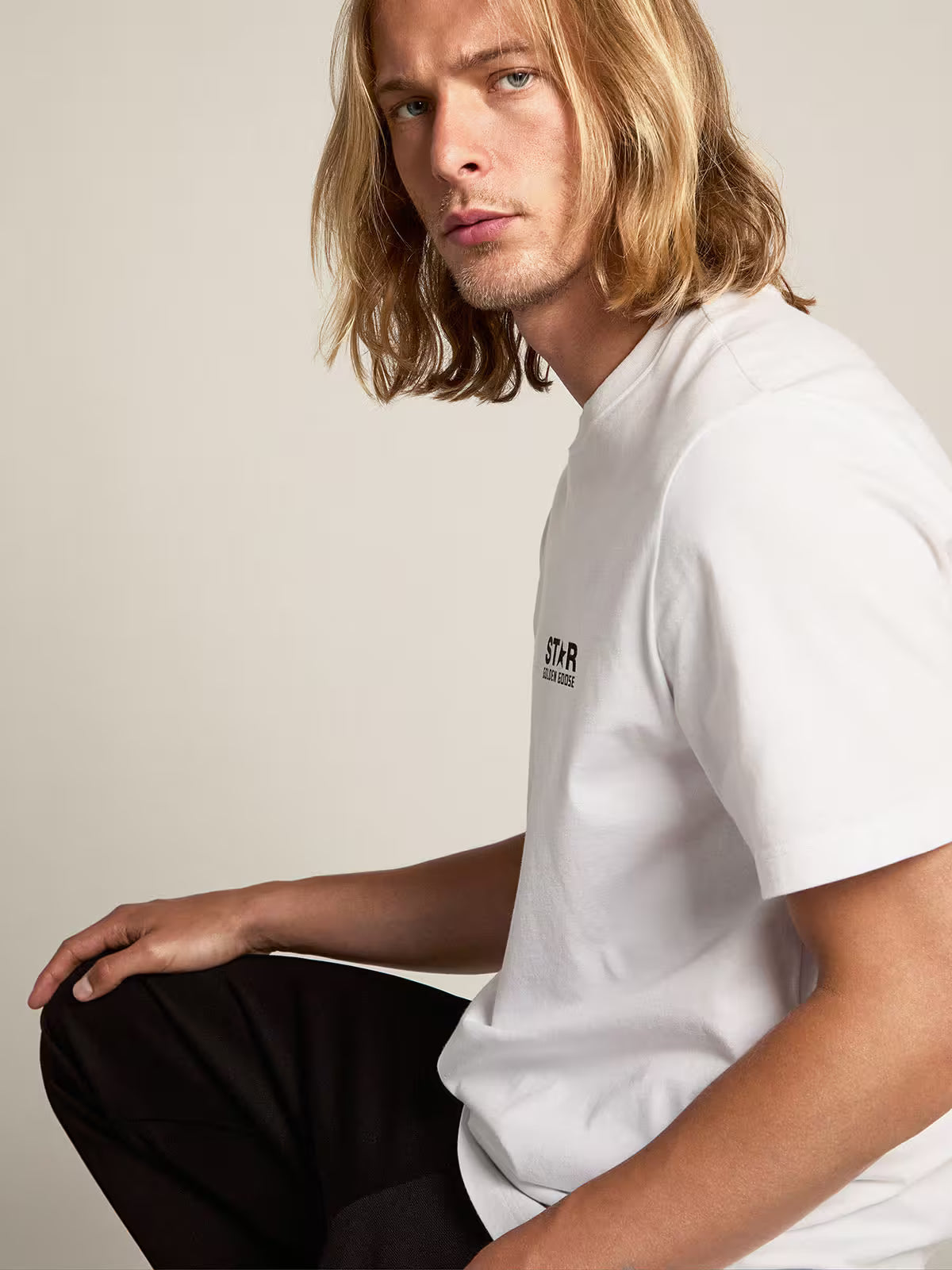 Golden Goose White Logo T-shirt