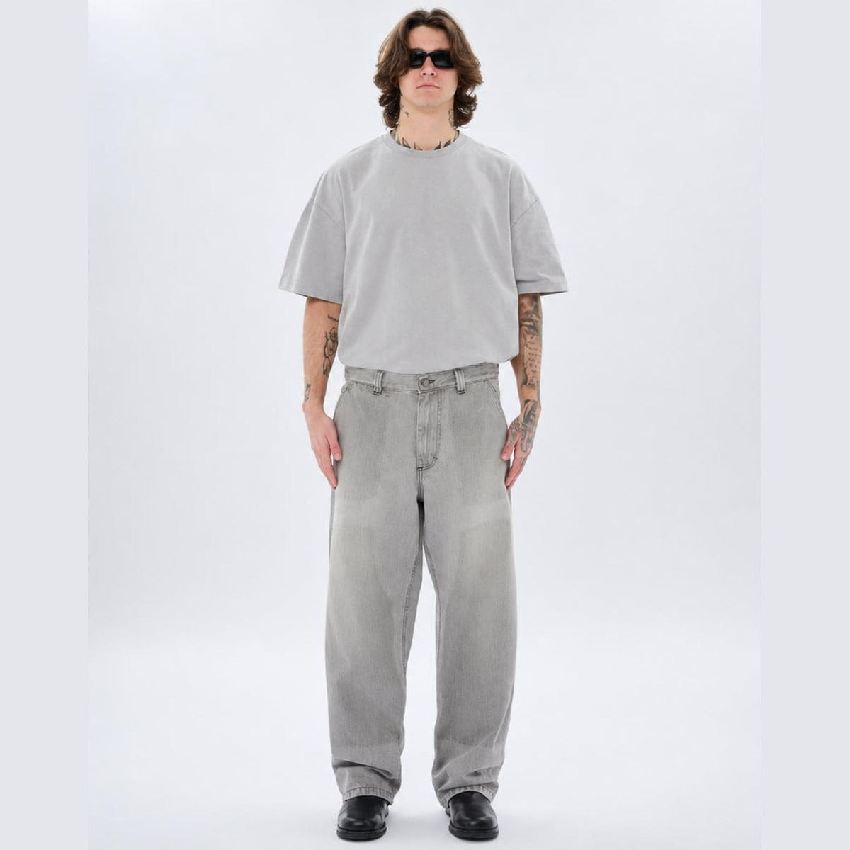 Haikure Sibilla Trousers in Black Shadow