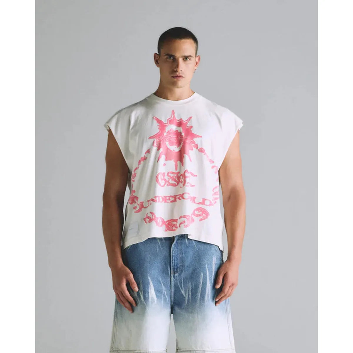Undergold Helios Gift Sleeveless White T-shirt