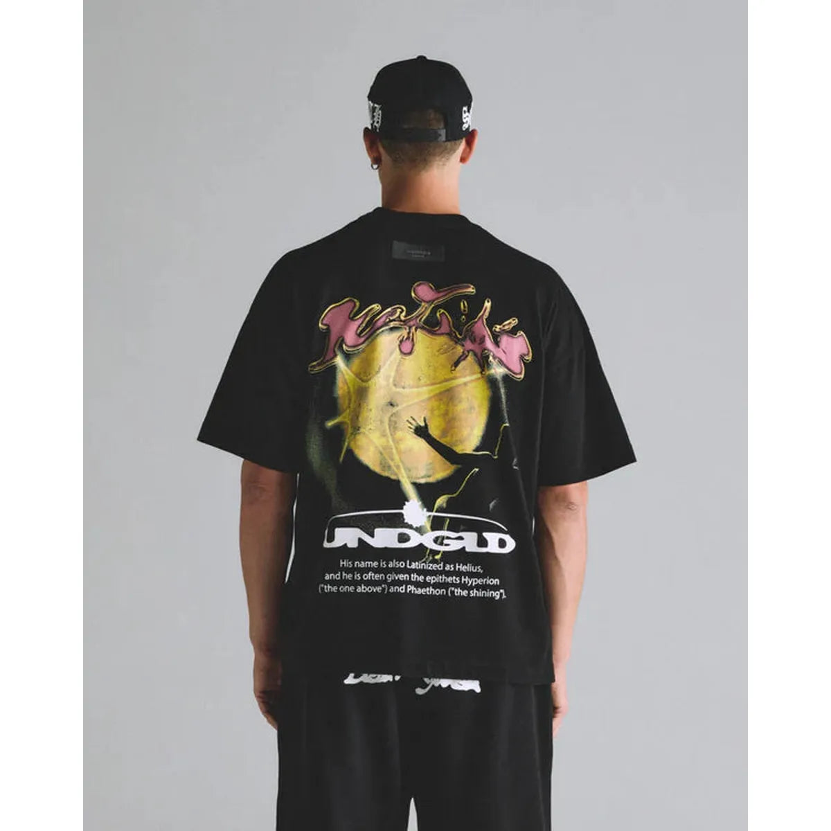 Undergold Helios Sun Black T-shirt