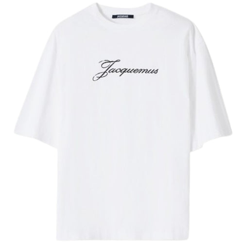 Jacquemus Logo T-Shirt in White