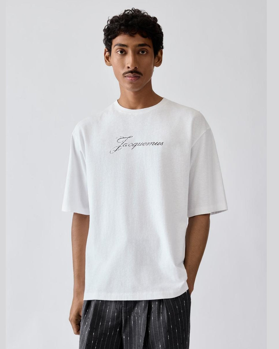Jacquemus Logo T-Shirt in White