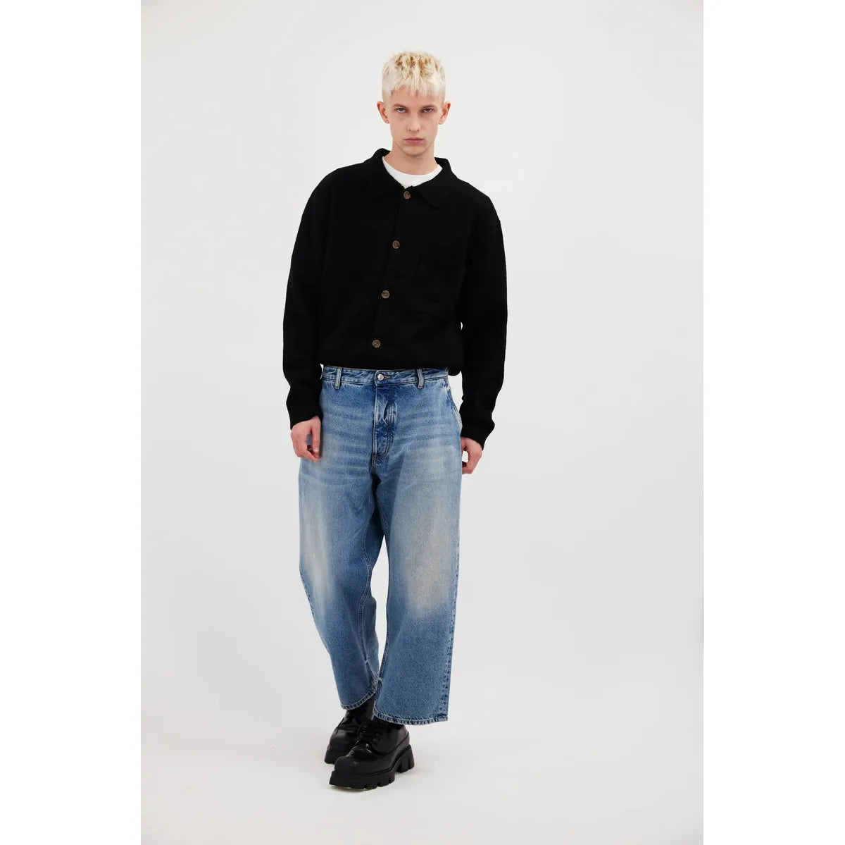 Icon Denim Leo - Men's Wide-Cut Crop Jeans