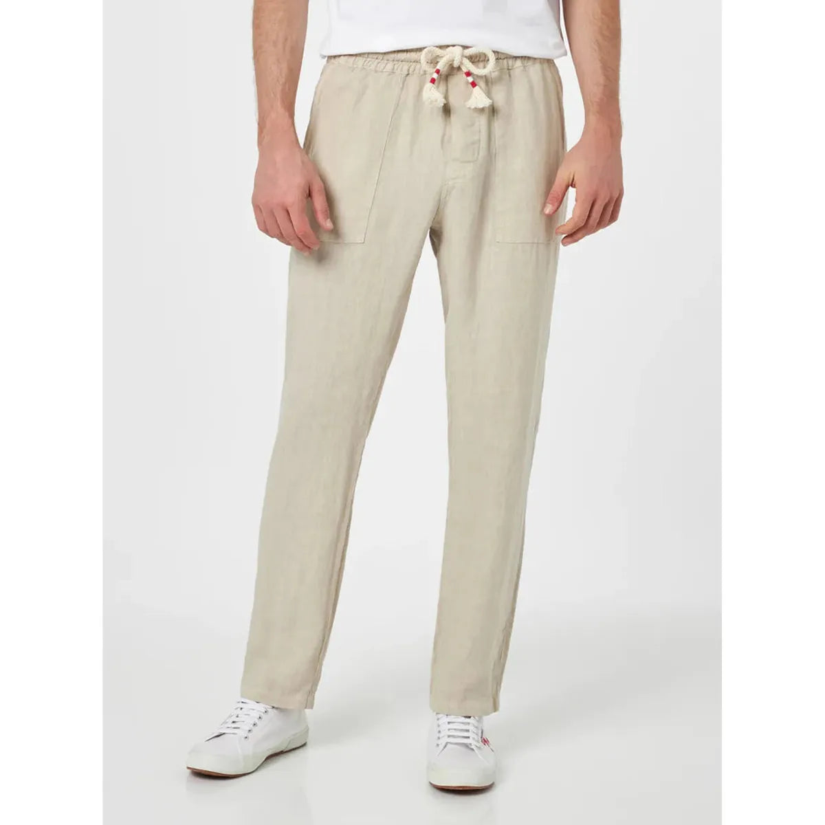 MC2 Saint Barth Calais Linen Pants In Beige