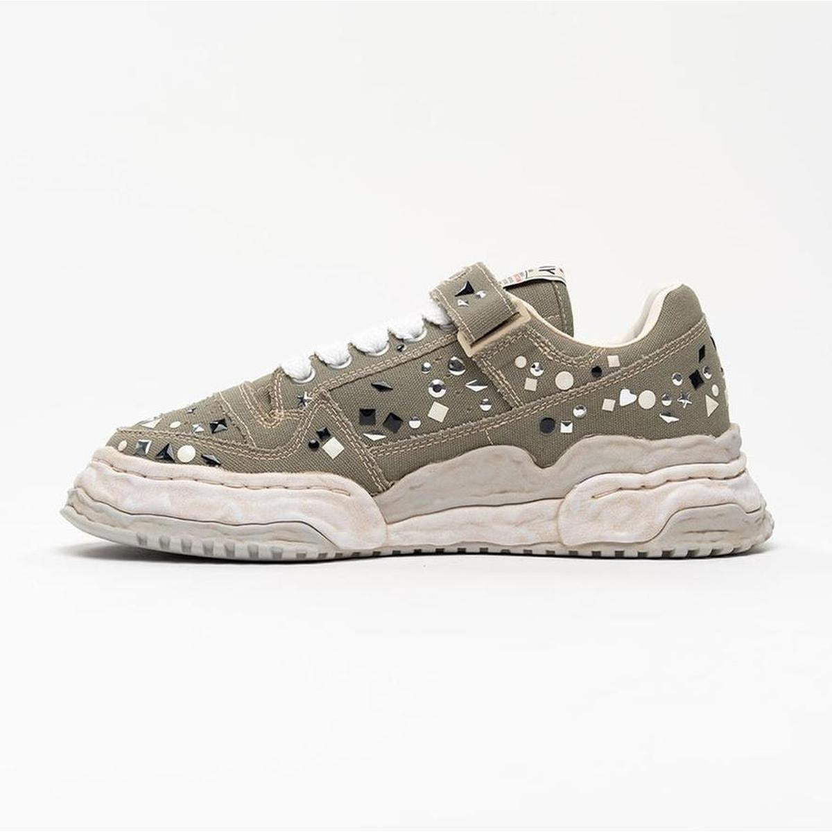 Maison Mihara Yasuhiro Keith Canvas Sneakers in Green