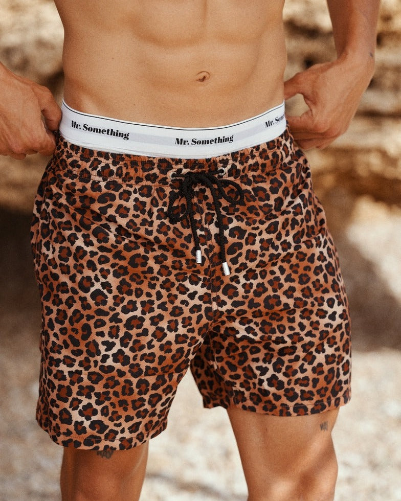 MC2 Saint Barth Gustavia Swim Shorts in Leopard