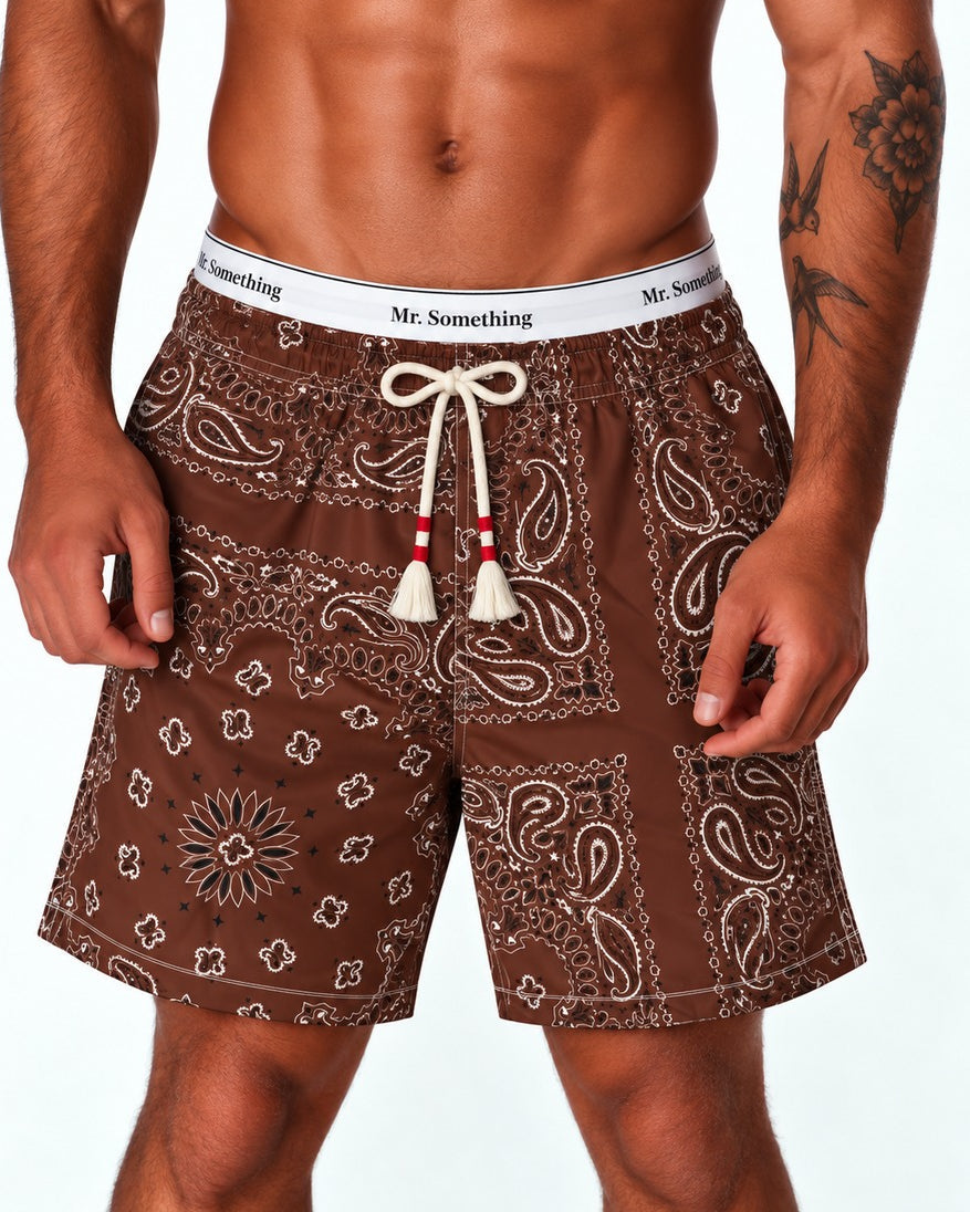 MC2 Saint Barth Caprese Swim Shorts in Bandana Round
