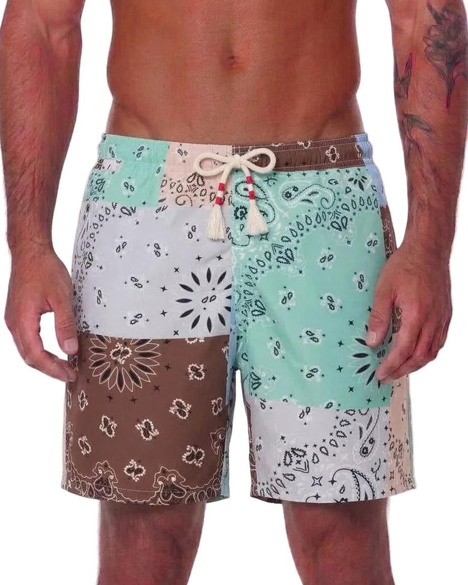 MC2 Saint Barth Caprese Swim Shorts in Bandana Patch