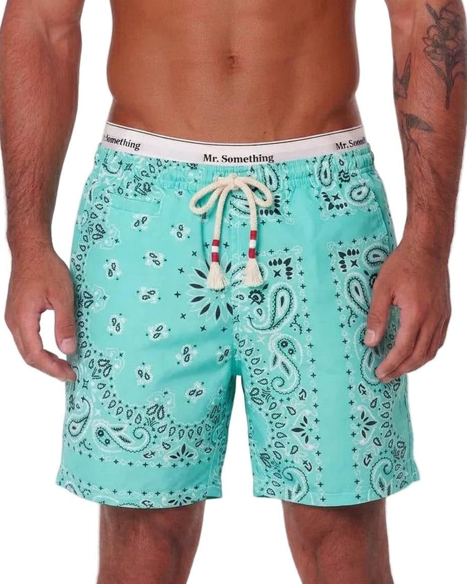 MC2 Saint Barth Caprese Swim Shorts in Tiffany Bandana