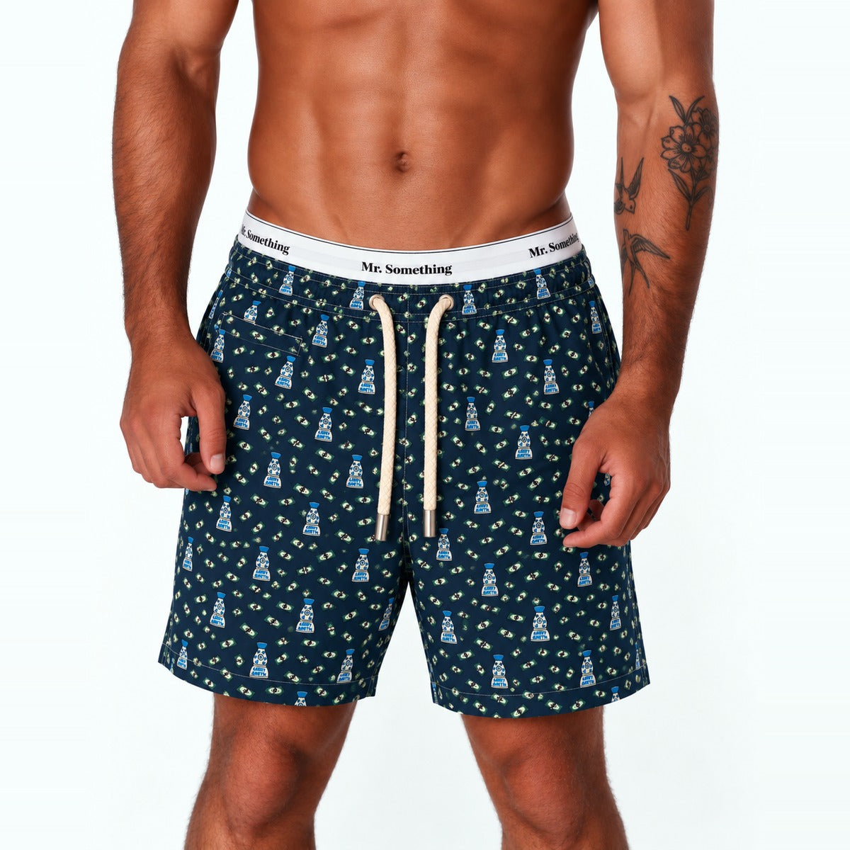 MC2 Saint Barth Lighting Micro Swim Shorts in Cool Money