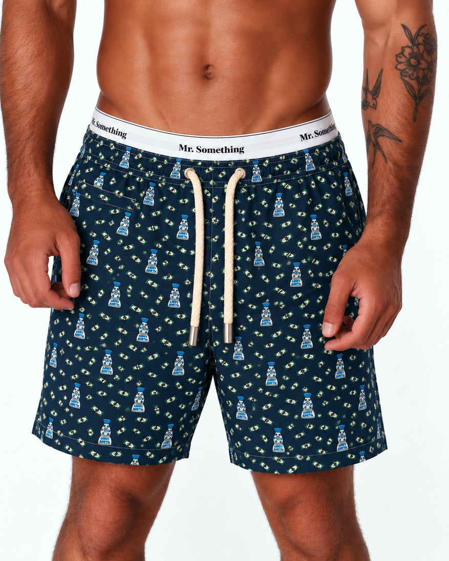 MC2 Saint Barth Lighting Micro Swim Shorts in Cool Money