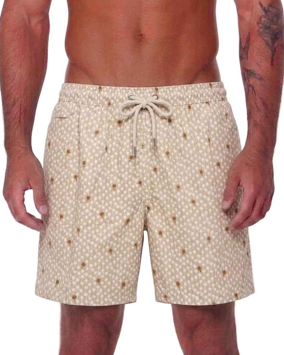 MC2 Saint Barth Lighting Micro Swim Shorts in Beige Forêt