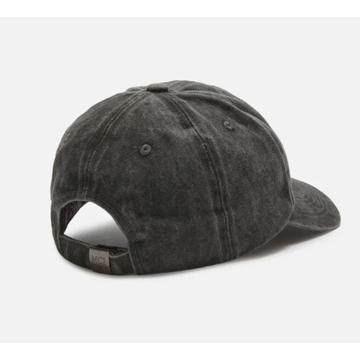 MC2 Saint Barth Davis Dark Grey Cotton Baseball Cap