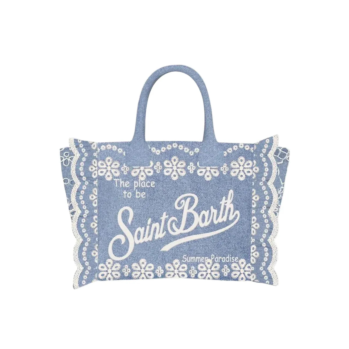 MC2 Saint Barth colette volant n snagallo flowers denim dark