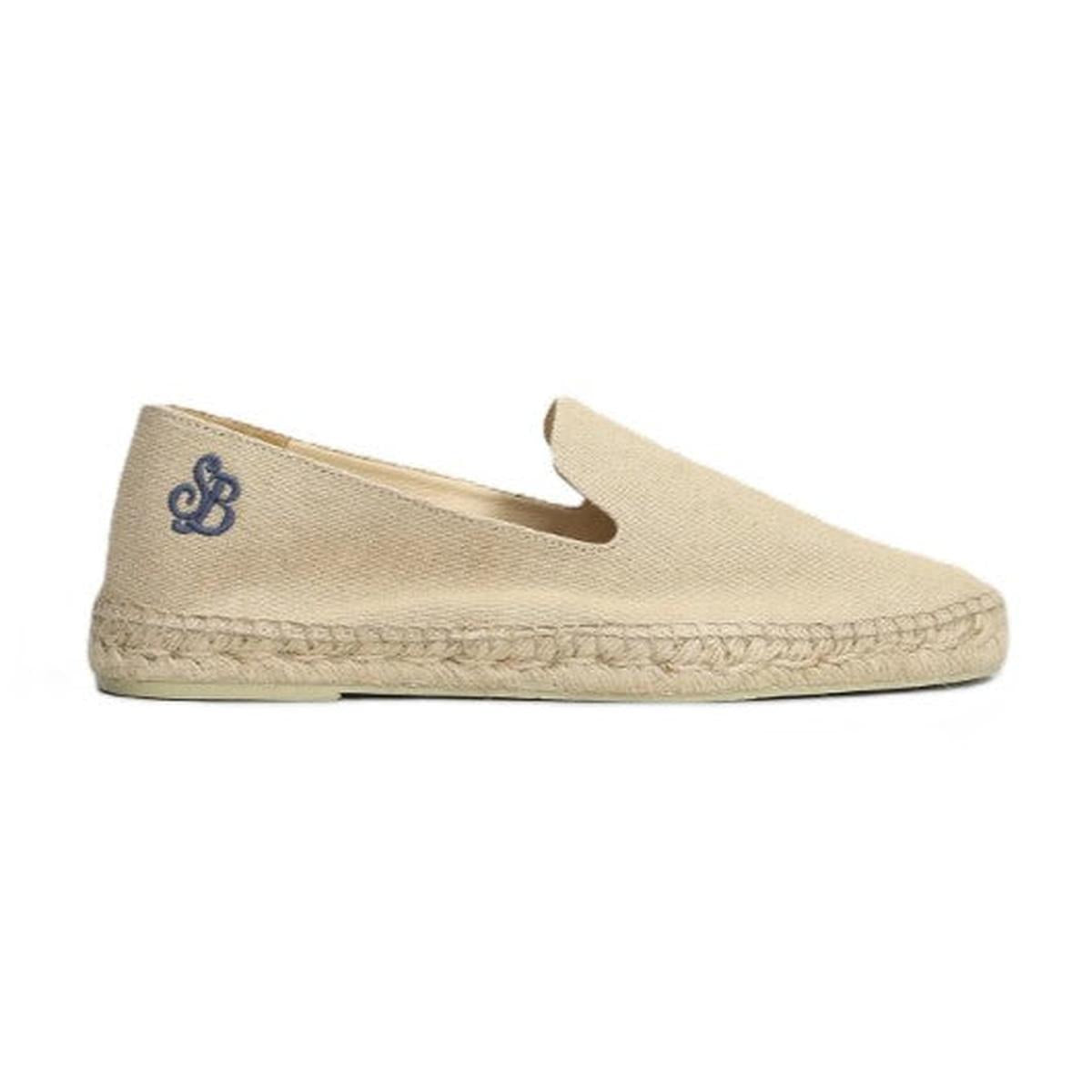 MC2 Saint Barth Miro Canvas Espadrilles in Beige