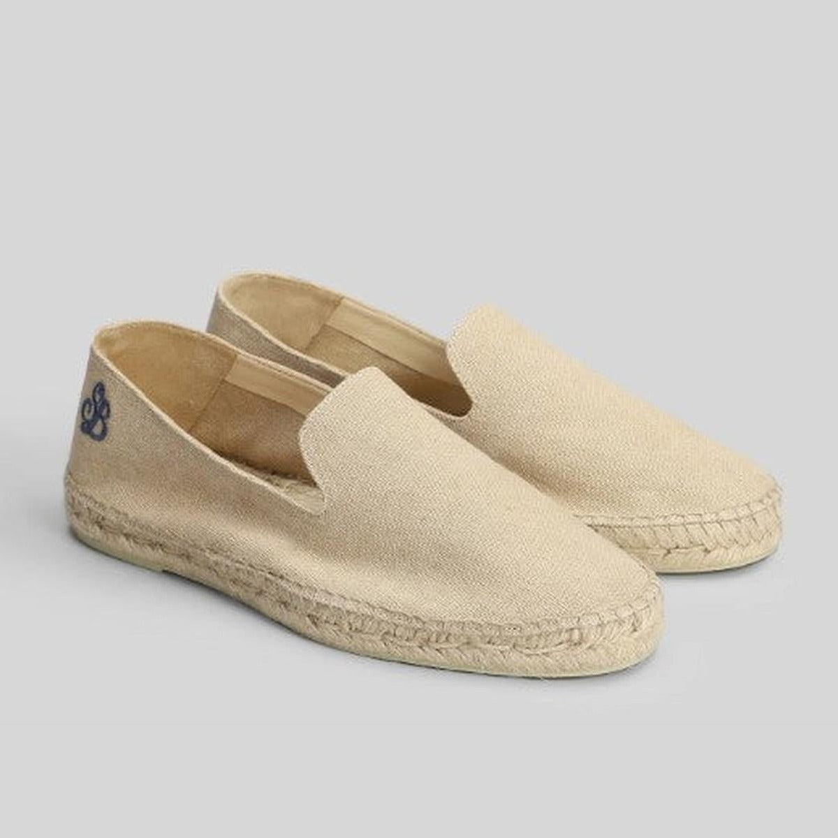 MC2 Saint Barth Miro Canvas Espadrilles in Beige